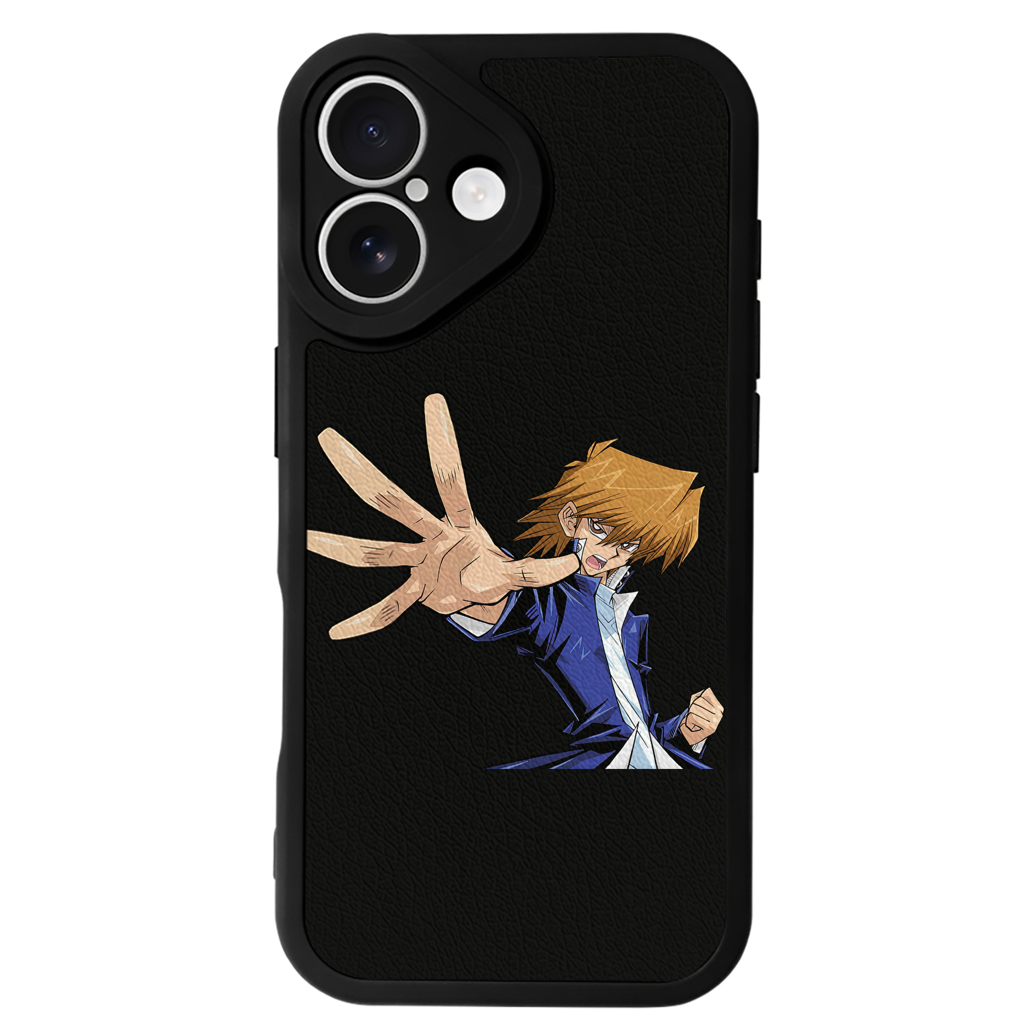 遊☆戯☆王 Yu-Gi-Oh! 【iPhone 16シリーズ対応】シリコンスマホケース（レザー調） 材質：シリコン
